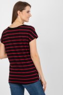 T-shirt Damski Model RV-TS-8567.26 Black/Red - BFG BFG T-shirt Damski Model RV-TS-8567.26 Black/Red - BFG BFG