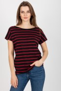 T-shirt Damski Model RV-TS-8568.75 Black/Red - BFG BFG T-shirt Damski Model RV-TS-8568.75 Black/Red - BFG BFG