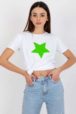 T-shirt Damski Model RV-TS-8626.00 White/Green - BFG BFG