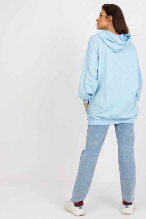 Bluza Damska Model FA-BL-8117.48 Light Blue - Fancy Fancy Bluza Damska Model FA-BL-8117.48 Light Blue - Fancy Fancy