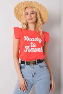 Bluzka Model FA-BZ-7191.10P Coral - Fancy Fancy
