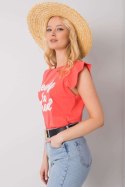 Bluzka Model FA-BZ-7191.10P Coral - Fancy Fancy Bluzka Model FA-BZ-7191.10P Coral - Fancy Fancy
