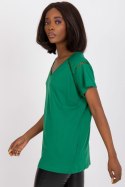 Bluzka Model FA-BZ-7237.40P Dark Green - Fancy Fancy Bluzka Model FA-BZ-7237.40P Dark Green - Fancy Fancy