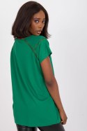Bluzka Model FA-BZ-7237.40P Dark Green - Fancy Fancy Bluzka Model FA-BZ-7237.40P Dark Green - Fancy Fancy