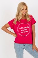 Bluzka Model FA-BZ-7961.86 Fuksja - Fancy Fancy Bluzka Model FA-BZ-7961.86 Fuksja - Fancy Fancy