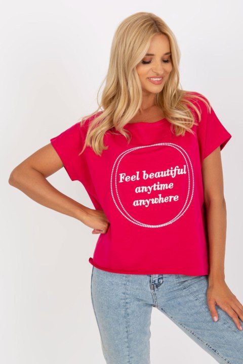Bluzka Model FA-BZ-7961.86 Fuksja - Fancy Fancy Bluzka Model FA-BZ-7961.86 Fuksja - Fancy Fancy
