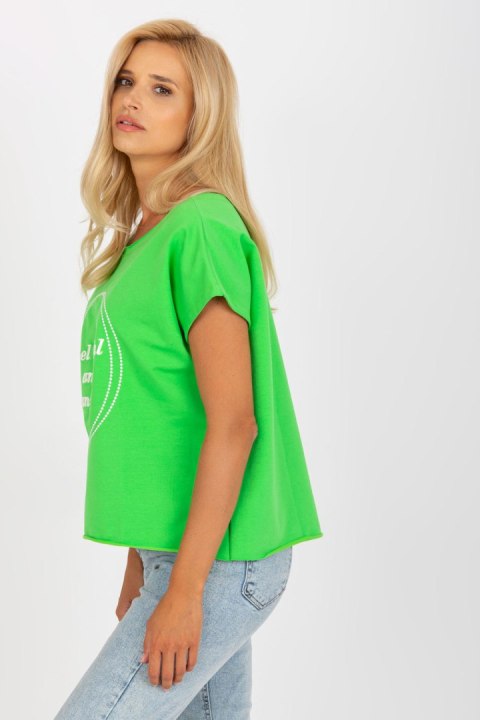 Bluzka Model FA-BZ-7961.86 Light Green - Fancy Fancy Bluzka Model FA-BZ-7961.86 Light Green - Fancy Fancy