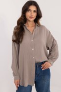 Koszula Damska Model D70032M11066D1 Dark Beige - Sublevel Sublevel Koszula Damska Model D70032M11066D1 Dark Beige - Sublevel Sublevel