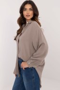 Koszula Damska Model D70032M11066D1 Dark Beige - Sublevel Sublevel Koszula Damska Model D70032M11066D1 Dark Beige - Sublevel Sublevel