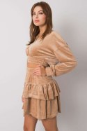 Spódnica Komplet Model FA-KMPL-7315.92 Dark Beige - Fancy Fancy Spódnica Komplet Model FA-KMPL-7315.92 Dark Beige - Fancy Fancy