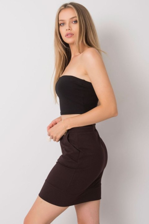 Spódnica Model FA-SD-6205.76P Dark Brown - Fancy Fancy Spódnica Model FA-SD-6205.76P Dark Brown - Fancy Fancy