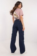 Spodnie Jeansowe Model D80016BD62458D282 Navy - Sublevel Sublevel Spodnie Jeansowe Model D80016BD62458D282 Navy - Sublevel Sublevel