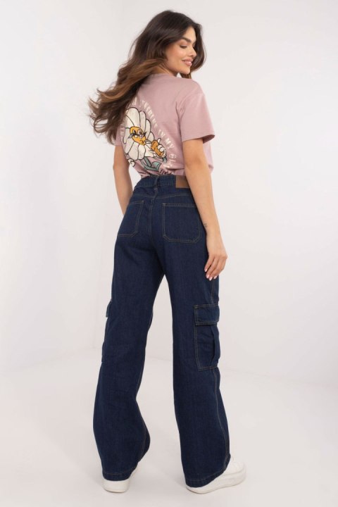 Spodnie Jeansowe Model D80016BD62458D282 Navy - Sublevel Sublevel Spodnie Jeansowe Model D80016BD62458D282 Navy - Sublevel Sublevel