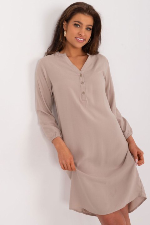 Sukienka Model D73761M30427A Dark Beige - Sublevel Sublevel Sukienka Model D73761M30427A Dark Beige - Sublevel Sublevel