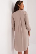 Sukienka Model D73761M30427A Dark Beige - Sublevel Sublevel Sukienka Model D73761M30427A Dark Beige - Sublevel Sublevel