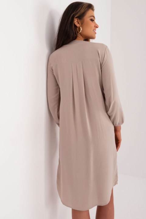Sukienka Model D73761M30427A Dark Beige - Sublevel Sublevel Sukienka Model D73761M30427A Dark Beige - Sublevel Sublevel