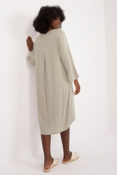 Sukienka Model D73761M30430A Khaki - Sublevel Sublevel Sukienka Model D73761M30430A Khaki - Sublevel Sublevel