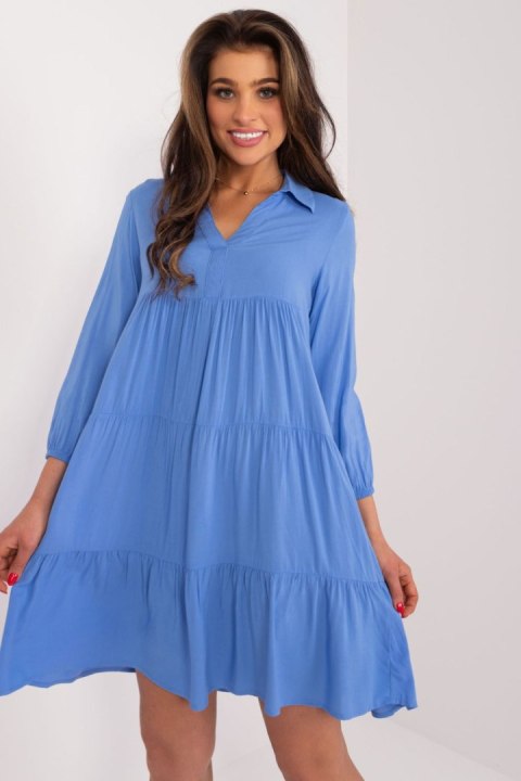 Sukienka Model D73761Z30425A Blue - Sublevel Sublevel Sukienka Model D73761Z30425A Blue - Sublevel Sublevel