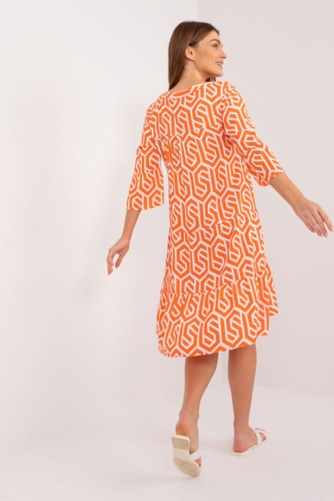 Sukienka Model D73771M30214K Orange - Sublevel Sublevel Sukienka Model D73771M30214K Orange - Sublevel Sublevel