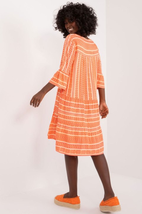 Sukienka Model D73771M30214L Orange - Sublevel Sublevel Sukienka Model D73771M30214L Orange - Sublevel Sublevel