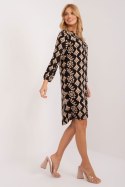 Sukienka Model D73771M30427A Black/Beige - Sublevel Sublevel Sukienka Model D73771M30427A Black/Beige - Sublevel Sublevel