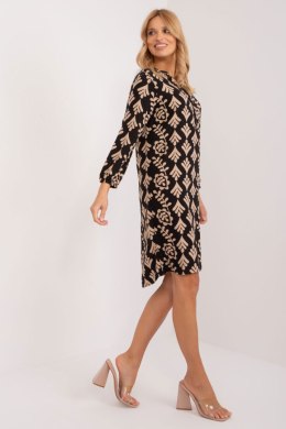 Sukienka Model D73771M30427A Black/Beige - Sublevel Sublevel