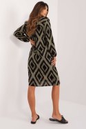 Sukienka Model D73771M30427B Khaki - Sublevel Sublevel Sukienka Model D73771M30427B Khaki - Sublevel Sublevel