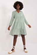 Sukienka Model D73771Z30425A Khaki - Sublevel Sublevel Sukienka Model D73771Z30425A Khaki - Sublevel Sublevel