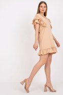 Sukienka Model FA-SK-7017.72P Beige - Fancy Fancy Sukienka Model FA-SK-7017.72P Beige - Fancy Fancy
