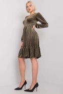 Sukienka Model FA-SK-7530.84P Khaki - Fancy Fancy Sukienka Model FA-SK-7530.84P Khaki - Fancy Fancy