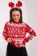 Sweter Damski Model D90057AB90883A Red - Sublevel Sublevel Sweter Damski Model D90057AB90883A Red - Sublevel Sublevel