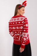 Sweter Damski Model D90057AB90883A Red - Sublevel Sublevel Sweter Damski Model D90057AB90883A Red - Sublevel Sublevel