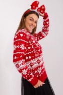 Sweter Damski Model D90057AB90883A Red - Sublevel Sublevel Sweter Damski Model D90057AB90883A Red - Sublevel Sublevel