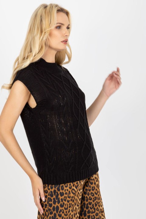 Sweter Model D90027W90785B3 Black - Sublevel Sublevel Sweter Model D90027W90785B3 Black - Sublevel Sublevel