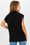Sweter Model D90027Z90816A3 Black - Sublevel Sublevel Sweter Model D90027Z90816A3 Black - Sublevel Sublevel