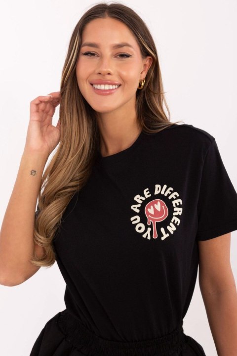 T-shirt Damski Model D12022AC02645E Grafit - Sublevel Sublevel T-shirt Damski Model D12022AC02645E Grafit - Sublevel Sublevel