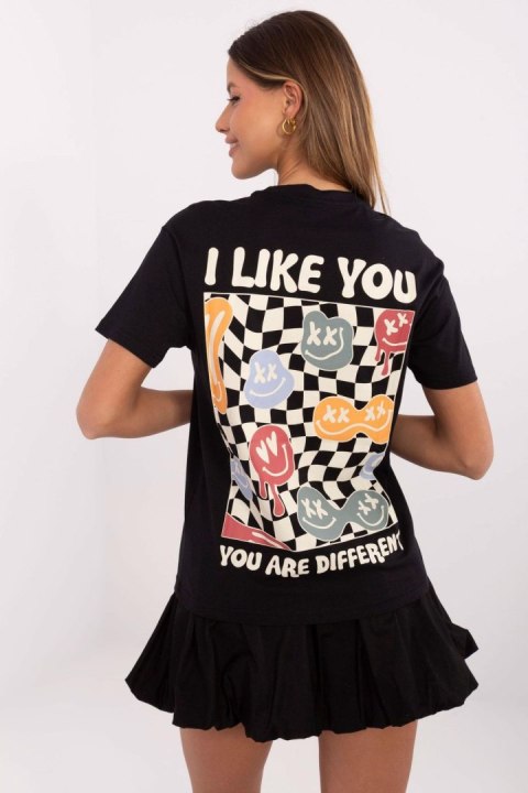 T-shirt Damski Model D12022AC02645E Grafit - Sublevel Sublevel T-shirt Damski Model D12022AC02645E Grafit - Sublevel Sublevel