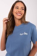 T-shirt Damski Model D12022AC02645G Dark Blue - Sublevel Sublevel T-shirt Damski Model D12022AC02645G Dark Blue - Sublevel Sublevel