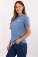 T-shirt Damski Model D12022AC02645G Dark Blue - Sublevel Sublevel T-shirt Damski Model D12022AC02645G Dark Blue - Sublevel Sublevel