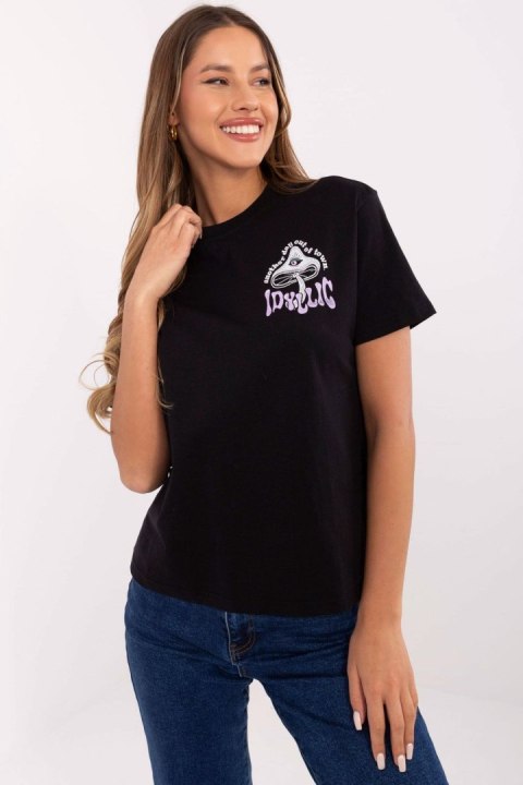 T-shirt Damski Model D12022AC02645H Grafit - Sublevel Sublevel T-shirt Damski Model D12022AC02645H Grafit - Sublevel Sublevel