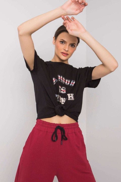 T-shirt Damski Model FA-TS-6892.88 Black - Fancy Fancy T-shirt Damski Model FA-TS-6892.88 Black - Fancy Fancy