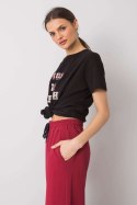 T-shirt Damski Model FA-TS-6892.88 Black - Fancy Fancy T-shirt Damski Model FA-TS-6892.88 Black - Fancy Fancy