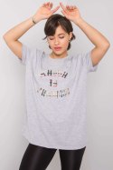 T-shirt Damski Model FA-TS-6892.88 Grey - Fancy Fancy T-shirt Damski Model FA-TS-6892.88 Grey - Fancy Fancy