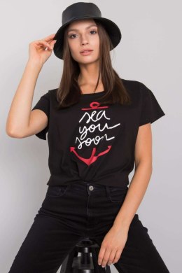 T-shirt Damski Model FA-TS-7196.74P Black - Fancy Fancy