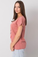 T-shirt Damski Model FA-TS-7196.74P Dark Pink - Fancy Fancy T-shirt Damski Model FA-TS-7196.74P Dark Pink - Fancy Fancy