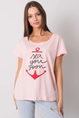 T-shirt Damski Model FA-TS-7196.74P Light Pink - Fancy Fancy