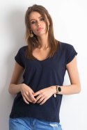 T-shirt Damski Model RV-TS-4839.10P Navy - BFG BFG T-shirt Damski Model RV-TS-4839.10P Navy - BFG BFG