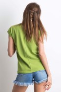 T-shirt Damski Model RV-TS-4839.16P Light Green - BFG BFG T-shirt Damski Model RV-TS-4839.16P Light Green - BFG BFG