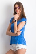 T-shirt Damski Model RV-TS-4839.26P Dark Blue - BFG BFG T-shirt Damski Model RV-TS-4839.26P Dark Blue - BFG BFG