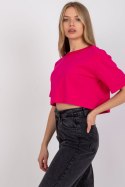 T-shirt Damski Model RV-TS-7541.06 Fuksja - BFG BFG T-shirt Damski Model RV-TS-7541.06 Fuksja - BFG BFG
